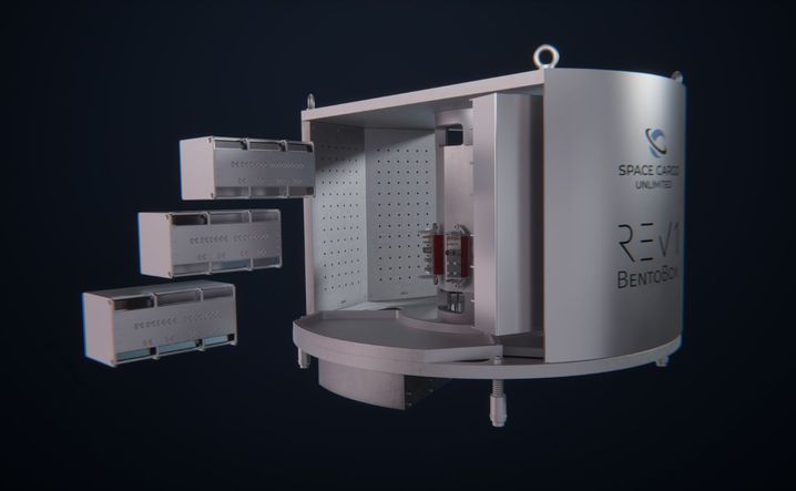 La BentoBox de Space Cargo Unlimited permettra d'emporter différents éléments de production dans l'espace.