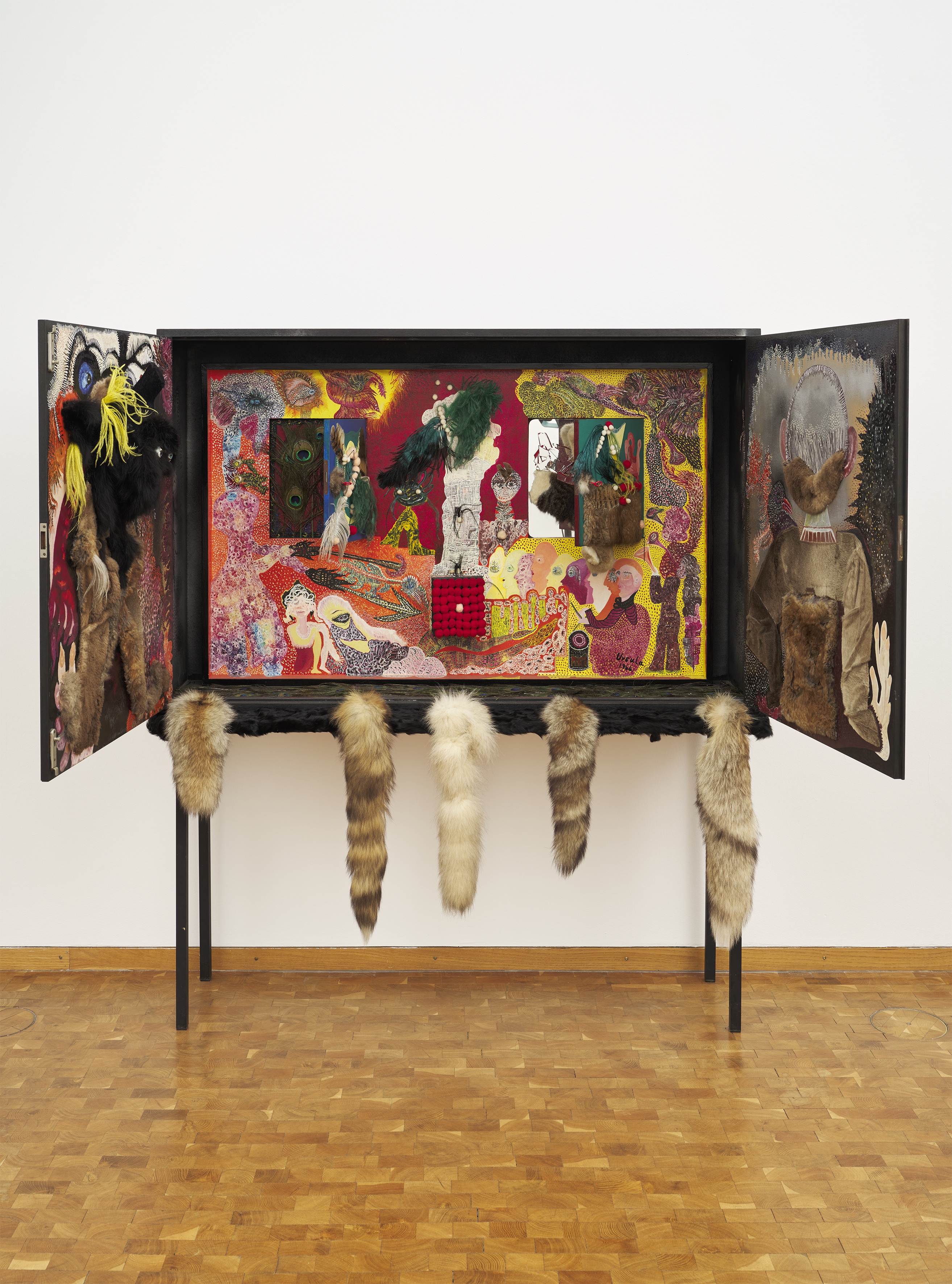 Oeuvre d’Ursula (Schultze-Bluhm) intitulée «The Big Pandora Box», 1966