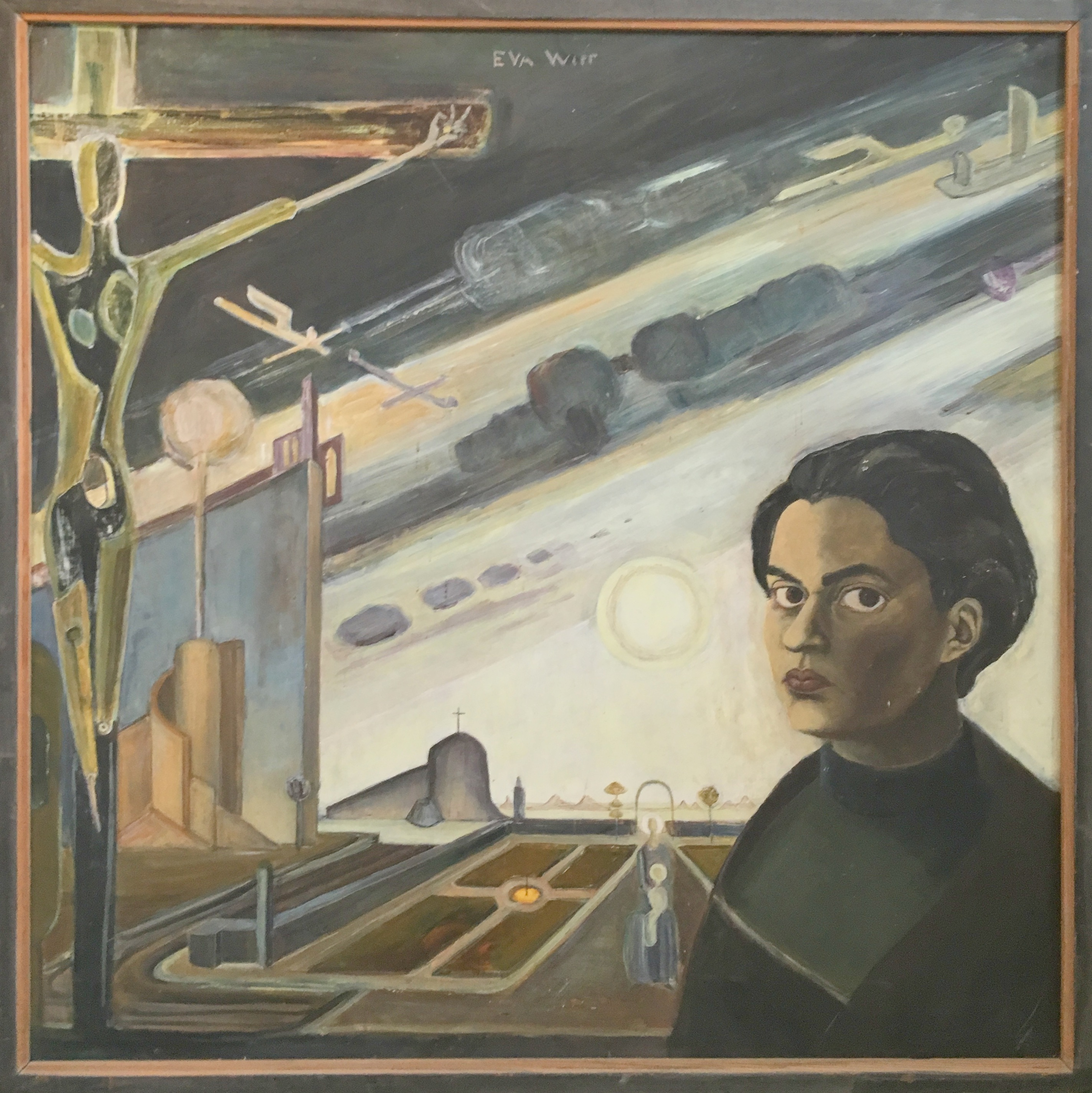 Auto-portrait d’Eva Wipf, 1954