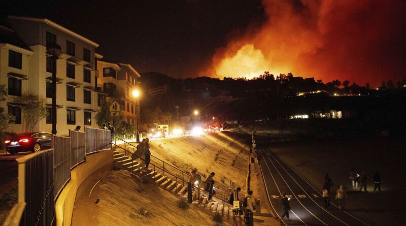 Etats-Unis : Alerte à Malibu… Un vaste incendie ravage la banlieue de Los Angeles