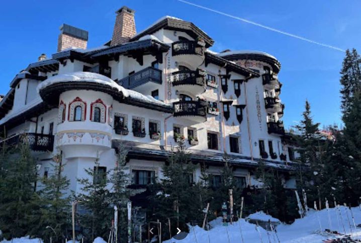 Le Palace des neiges à Courchevel, en Savoie.