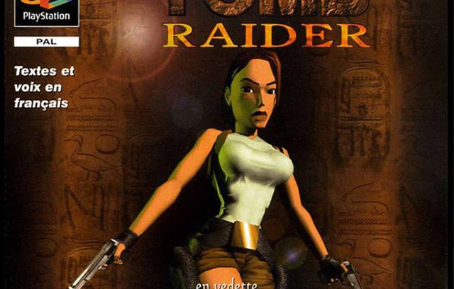 Ce pistolet appartient bien sûr à Lara Croft, l’héroïne de « Tomb Raider » ! (Attention au T-Rex juste derrière vous, par contre).