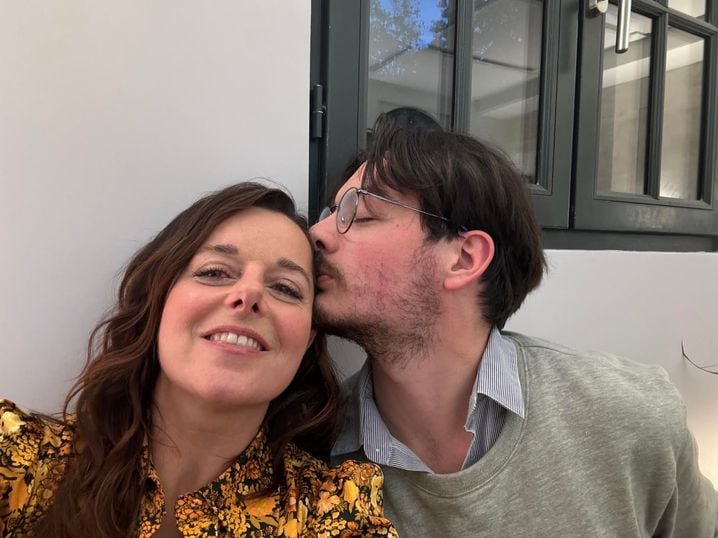 Laure Calamy et Charles Peccia-Galletto, complices après l'interview de "20 Minutes "