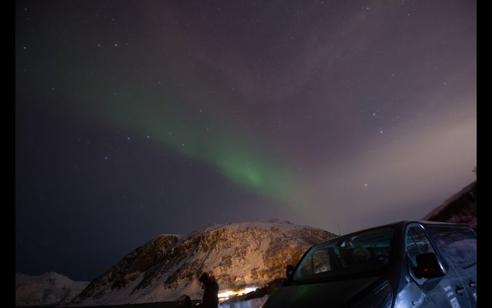 Aurores boréales à Tromsø