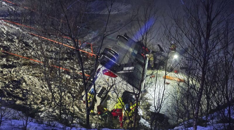 Norvège : Un accident de car dans une zone touristique fait trois morts et plusieurs blessés