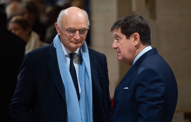 Didier Migaud, garde des Sceaux et ministre de la Justice, avec Patrick Kanner, président du groupe socialiste au Sénat.