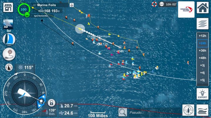 Direction le Cap de Bonne-Espérance pour "Marina Foils".