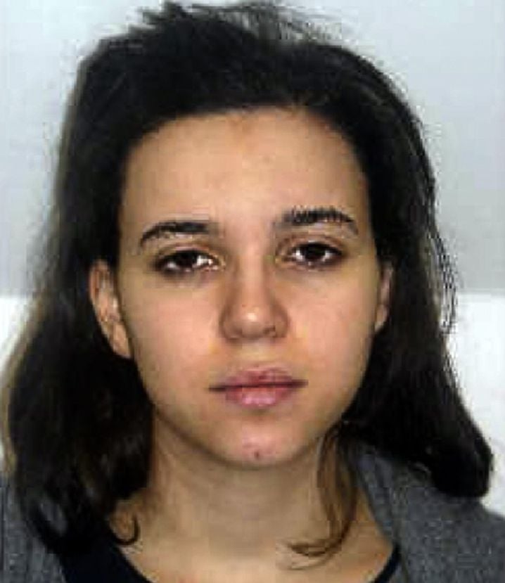 Portrait d'Hayat Boumedienne figurant sur l'avis de recherche diffusé par la police le vendredi 9 janvier 2015.