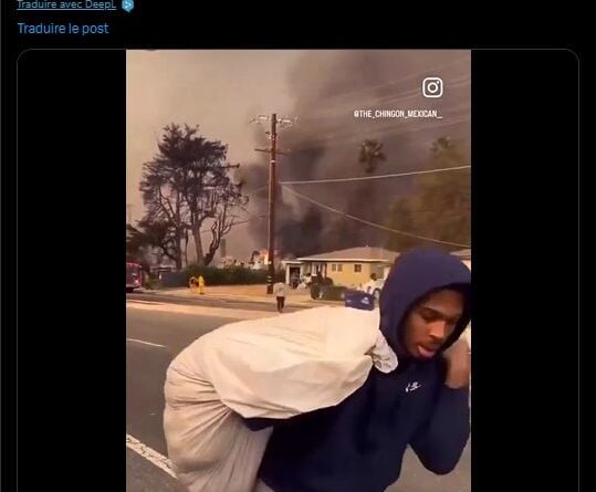 Incendies : Attention à ces fausses vidéos de prétendus pillage à Los Angeles