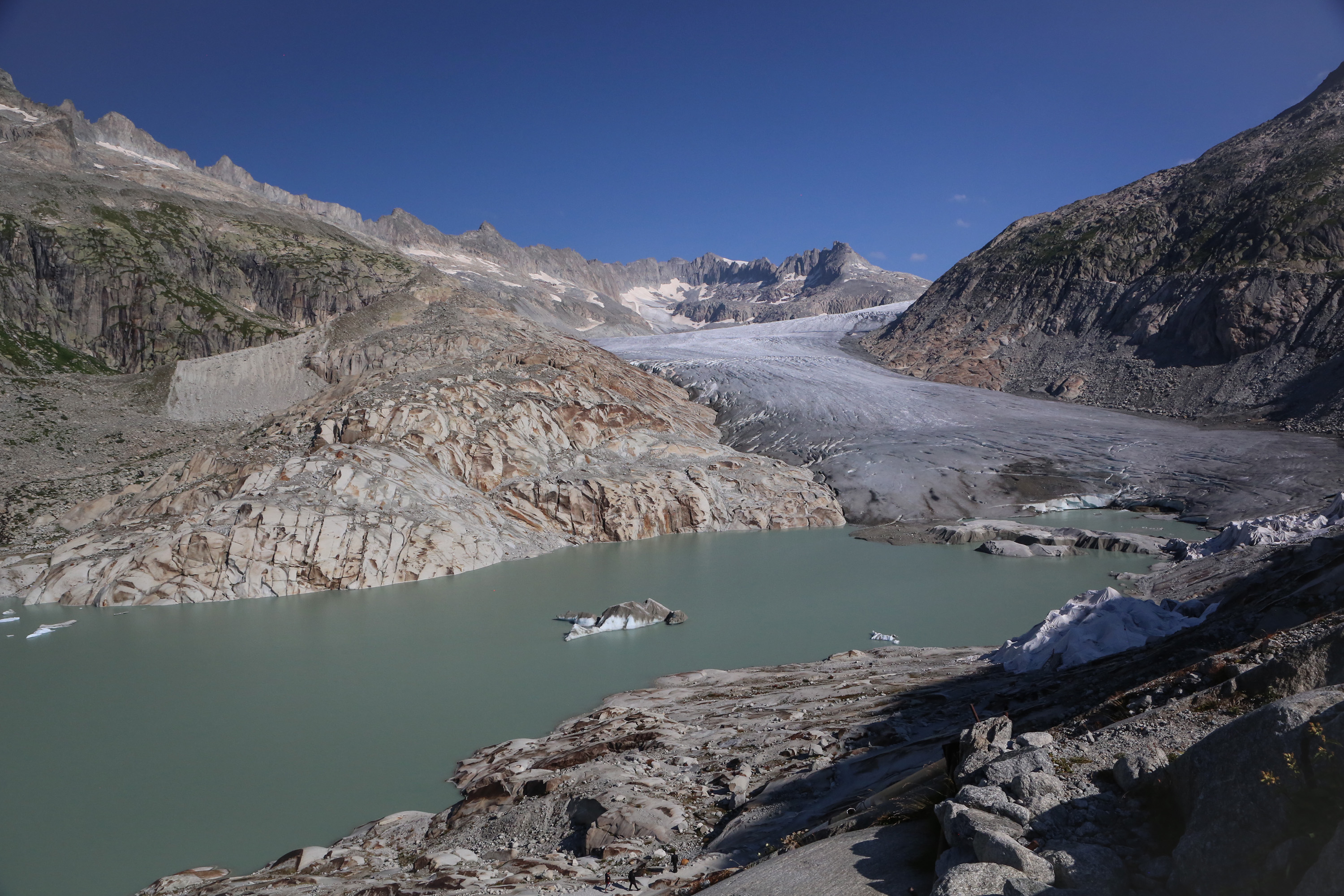 Le glacier du Rhône