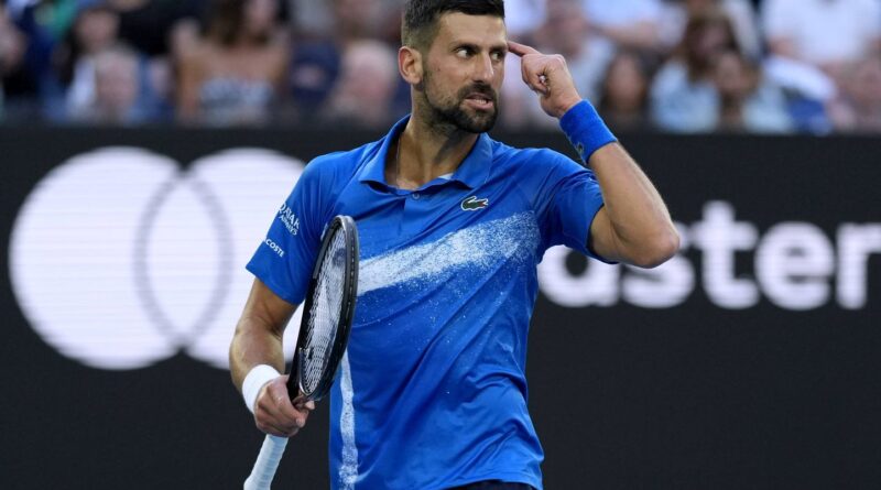 Open d’Australie : Djokovic agacé par le public, « à un moment donné, je dois répondre »