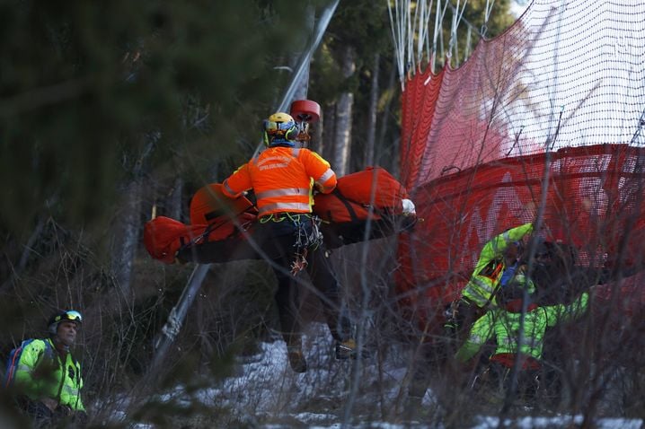 Cyprien Sarrazin évacué par hélicoptère à Bormio, des images qui ont fait frissonner tout le monde le 27 décembre dernier.