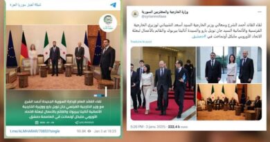 Syrie : La ministre allemande Annalena Baerbock a-t-elle été floutée sur les photos officielles de sa visite à Damas ?