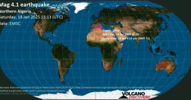 Tremblement de terre à Jijel : un séisme de magnitude 3.8 enregistré ce samedi 18 janvier