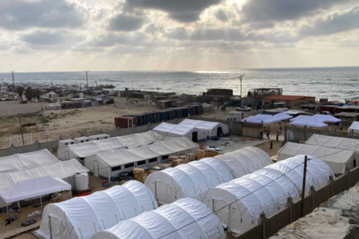 Hôpital de campagne à Gaza