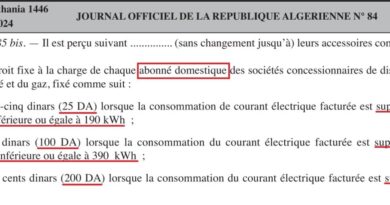 Vos factures SONELGAZ augmenteront en 2025 : Nous vous révélons les montants du nouvel impôt