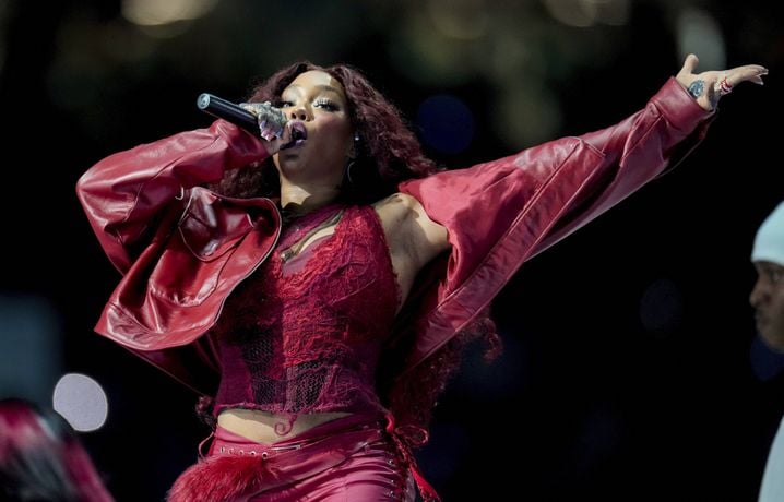 SZA a également chanté durant le show de mi-temps du Super Bowl 2025