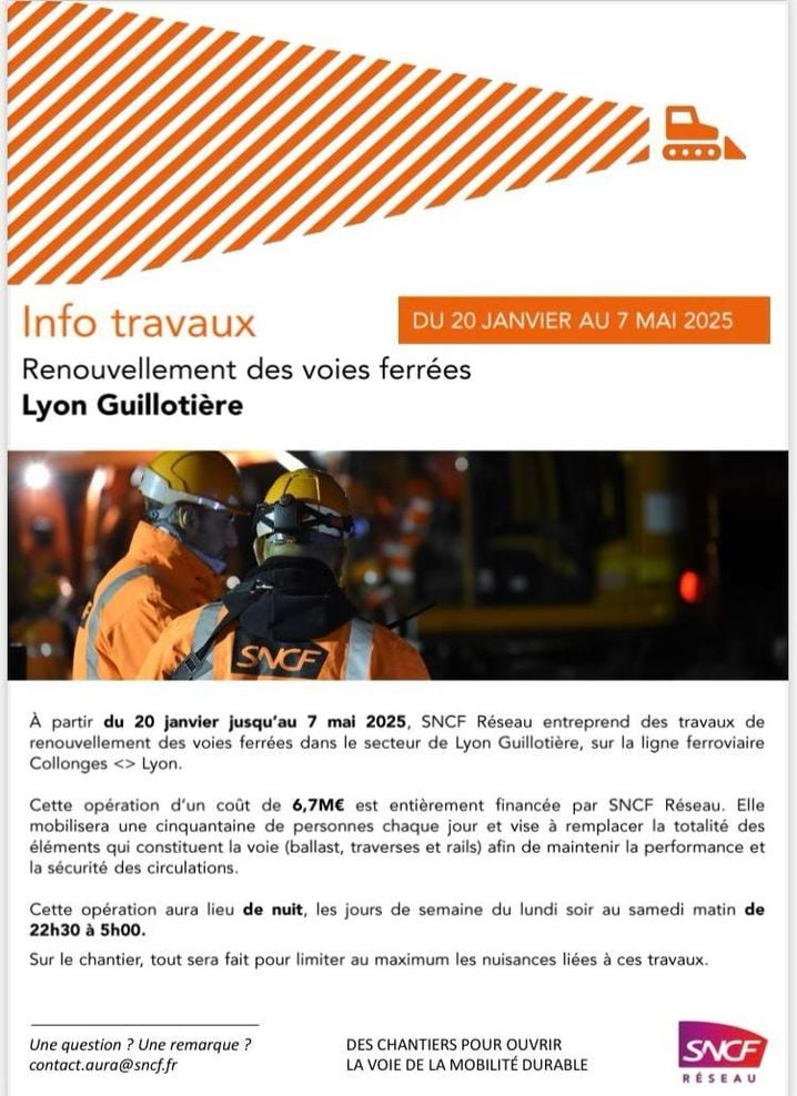 Le flyer d'information partagé aux riverains, qui assurent ne pas l'avoir obtenu.