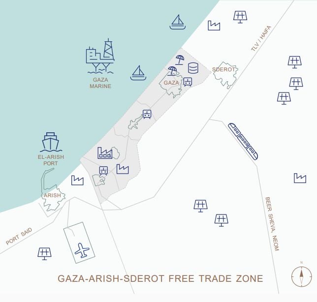 Les infrastructures de ce "nouveau Gaza"