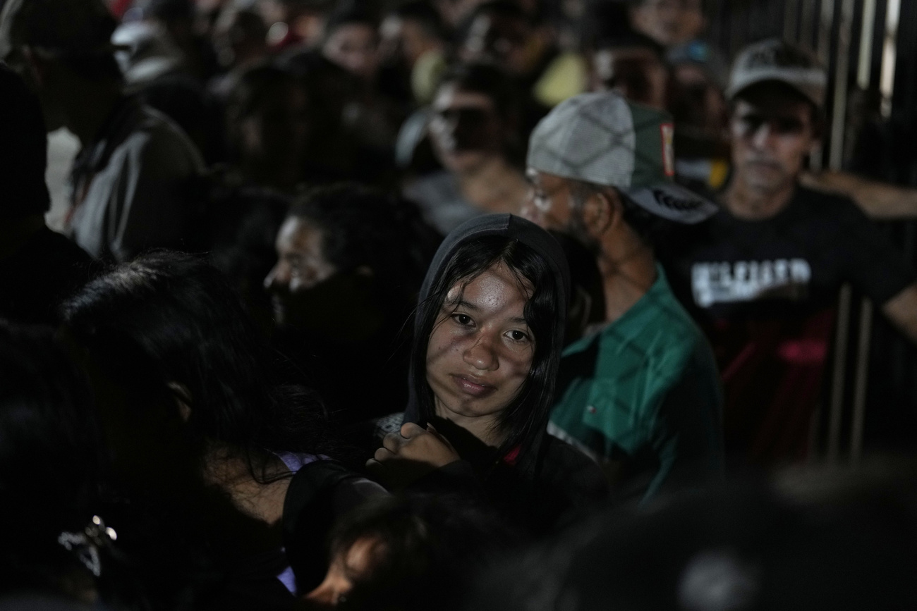 Personnes déplacées dans la région de Catatumbo.