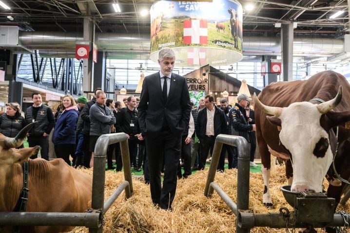 Laurent Wauquiez, le député LR de Haute-Loire était au Salon de l'Agriculture ce mercredi.