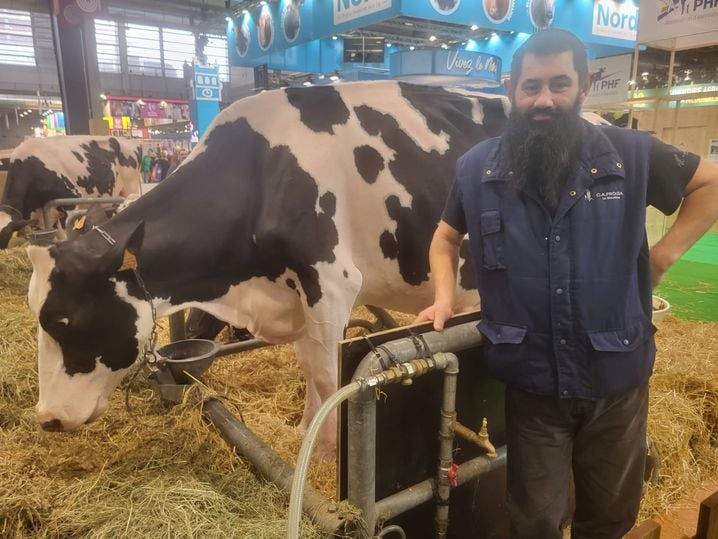 Didier et ses vaches de concours (elles sont belles n'est ce pas ?)