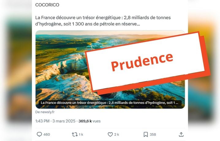 Une publication partageant l'article a été visionnée plusieurs centaines de milliers de fois sur X.