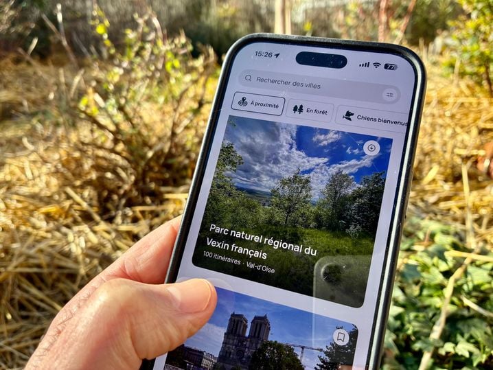 AllTrails, une application de référence qui permet de parfaitement choisir son parcours.