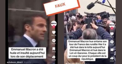 Non, Emmanuel Macron n’a été hué ni à Strasbourg ni dans le Lot-et-Garonne cette semaine