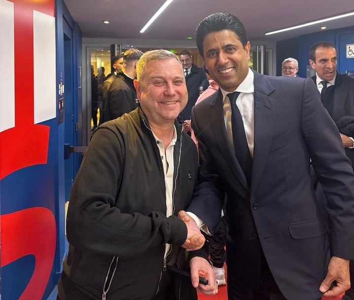 Le président du FC Espaly (Haute-Loire) Christian Perbet avait été invité par Nasser Al-Khelaïfi au Parc des Princes pour assister au choc de la Ligue des champions PSG-Manchester City, une semaine après le 16e de finale de la Coupe de France disputé par les deux équipes à Clermont-Ferrand.