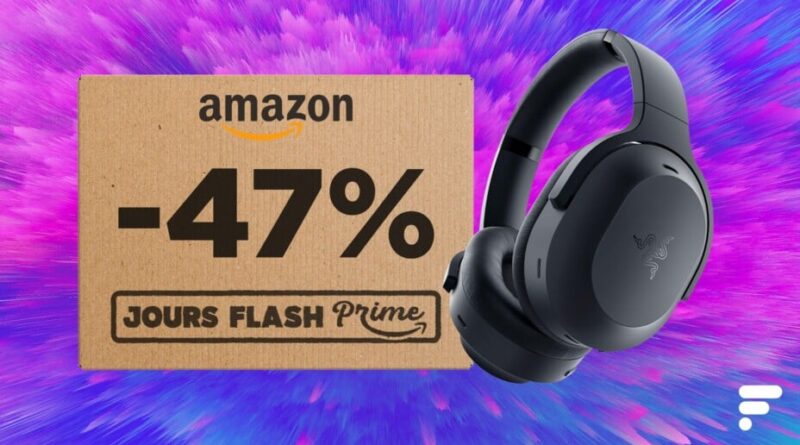 Le casque gamer sans fil Razer avec ANC soldé à -47 % pour le Prime Day