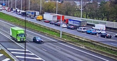Accident sur l’E42 : l’échangeur de Loncin est fermé