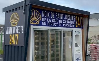 Bretagne : Le distributeur de coquilles Saint-Jacques ne s'arrête pas.