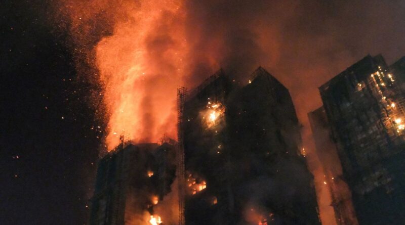 Chine : 36 morts dans un incendie à Hong Kong