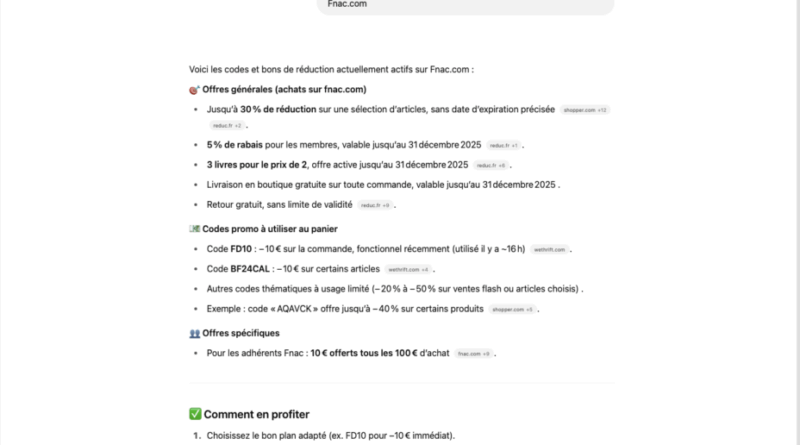 Codes promo : le guide simple avec ChatGPT ou Gemini