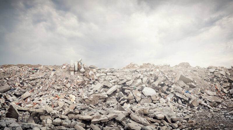 Débris de construction : attirer des investissements pour 15 millions de m³.
