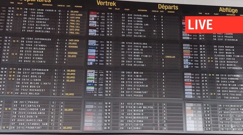 Grève nationale : tous les vols annulés à Brussels airport mercredi