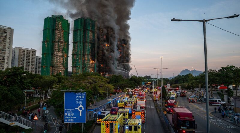 Hong Kong : 36 morts et 279 disparus après un incendie résidentiel