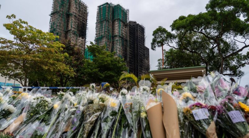 Incendie à Hong Kong : 146 morts, bilan potentiellement en hausse.