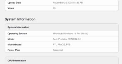 Intel Panther Lake : premiers benchmarks prometteurs du Core Ultra 9 386H