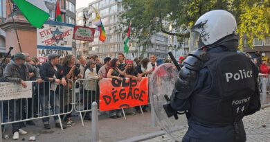 Liège : plainte contre X après des policiers blessés en manifestation
