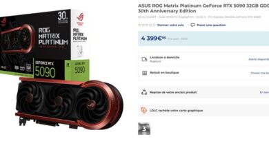 RTX 5090 : un prix hallucinant, mais déjà introuvable
