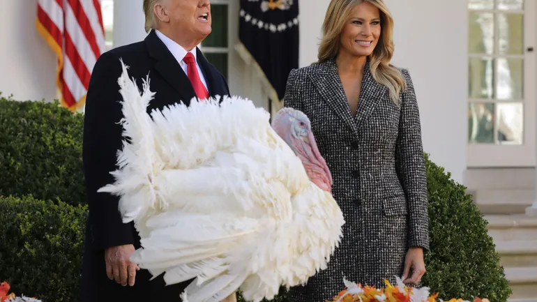 La tradition implique de gracier une ou deux dindes pour Thanksgiving. Archive 2020.