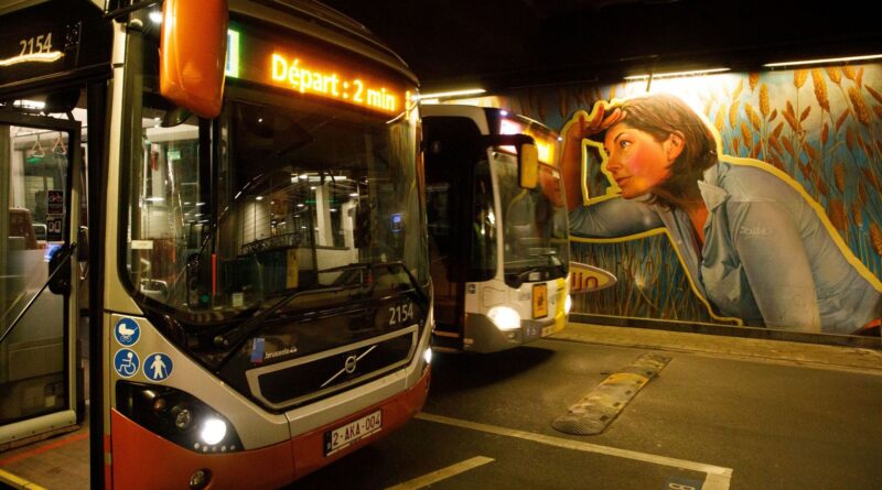 À Bruxelles, les transports de la STIB circulent normalement.
