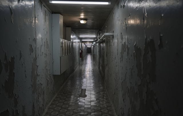 À Tchernobyl, réacteur numéro 4 fragilisé par la guerre.