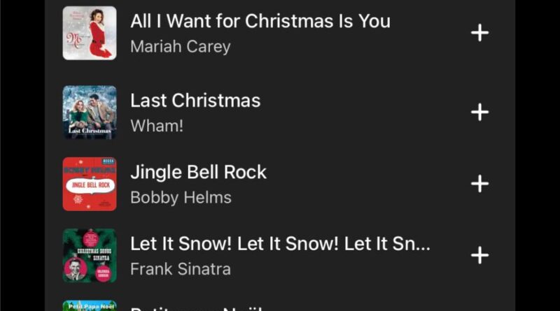 Apple Music ne s'intègre pas à ChatGPT pour créer vos playlists de Noël.