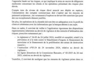 Argent liquide : la Banque d'Algérie resserre les lignes en 2026