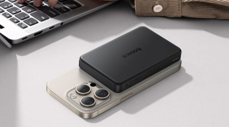 Batterie externe MagSafe Qi2 10 000 mAh à 20 €, offre du jour