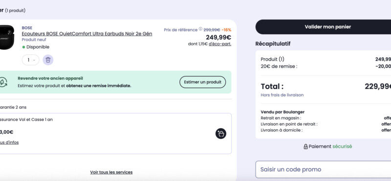 Bose QC Ultra Earbuds (2e Gen) : prix cassé pour Noël, ANC exceptionnelle