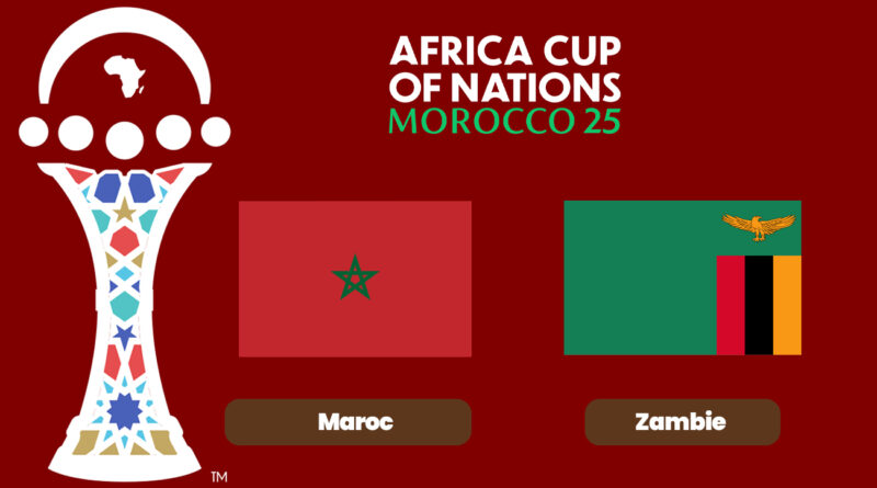 CAN 2025 : suivre le match Maroc – Zambie en direct ce soir